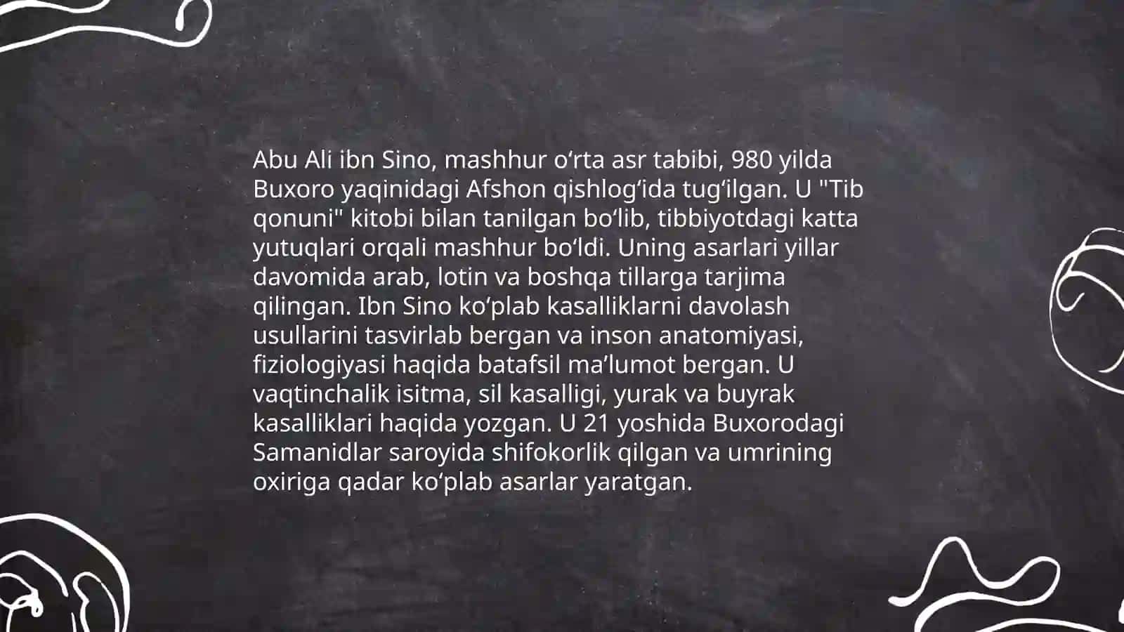 Markaziy Osiyo Mutafakirlari jahon ilm-faniga qoʻshgan hissalari 4