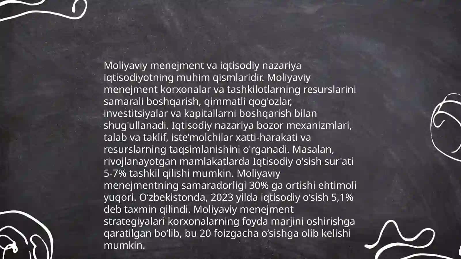 Moliyaviy menejmentni mustaqil fan sifatida shakllanish bosqichlari 4