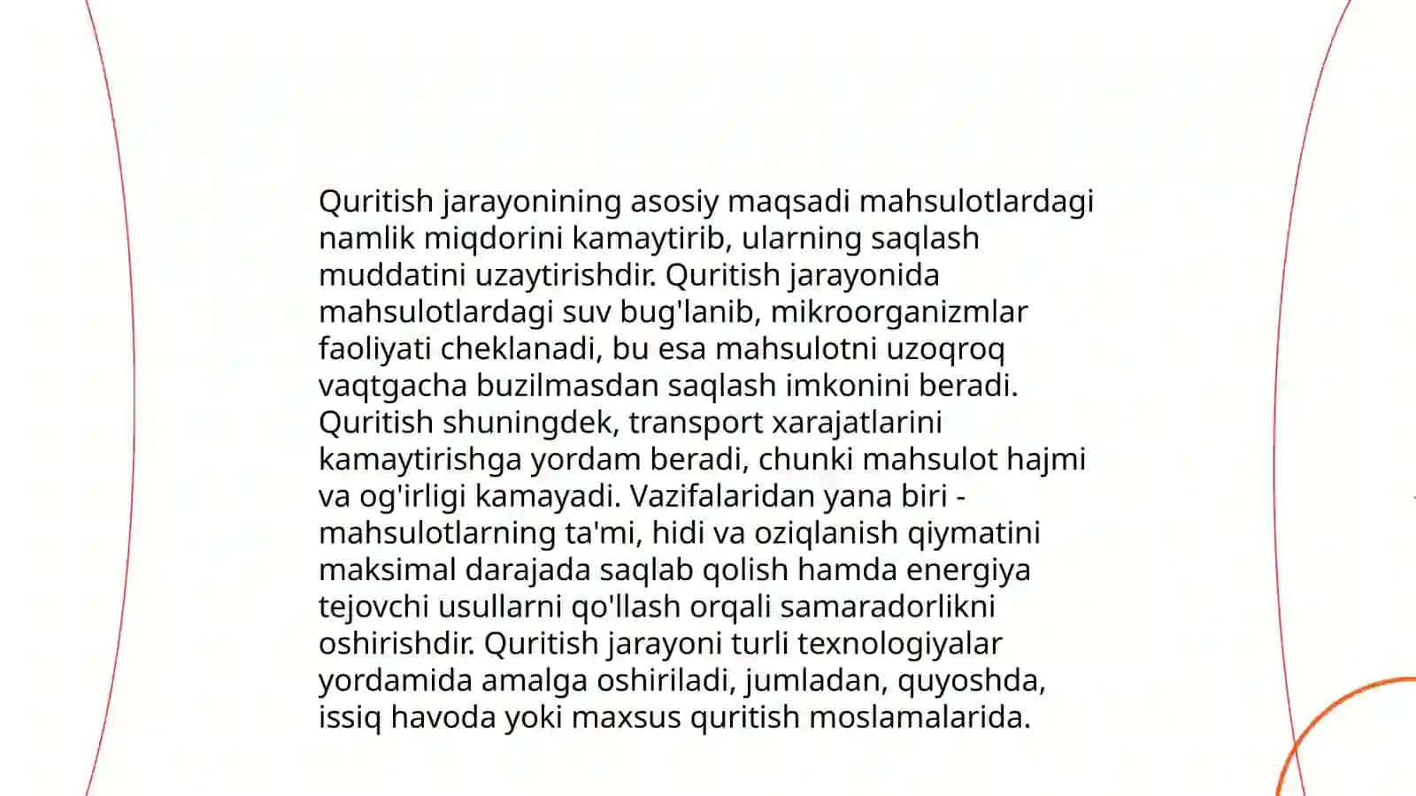 Quritish. Umumiy tushunchalar. Ideal va real quritish jarayonlari. Quritish jarayoni kinetikasi 4