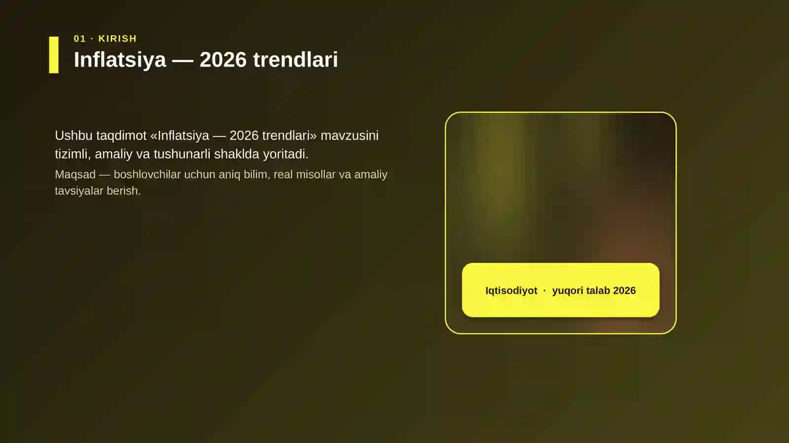 Inflatsiya — 2026 trendlari 4