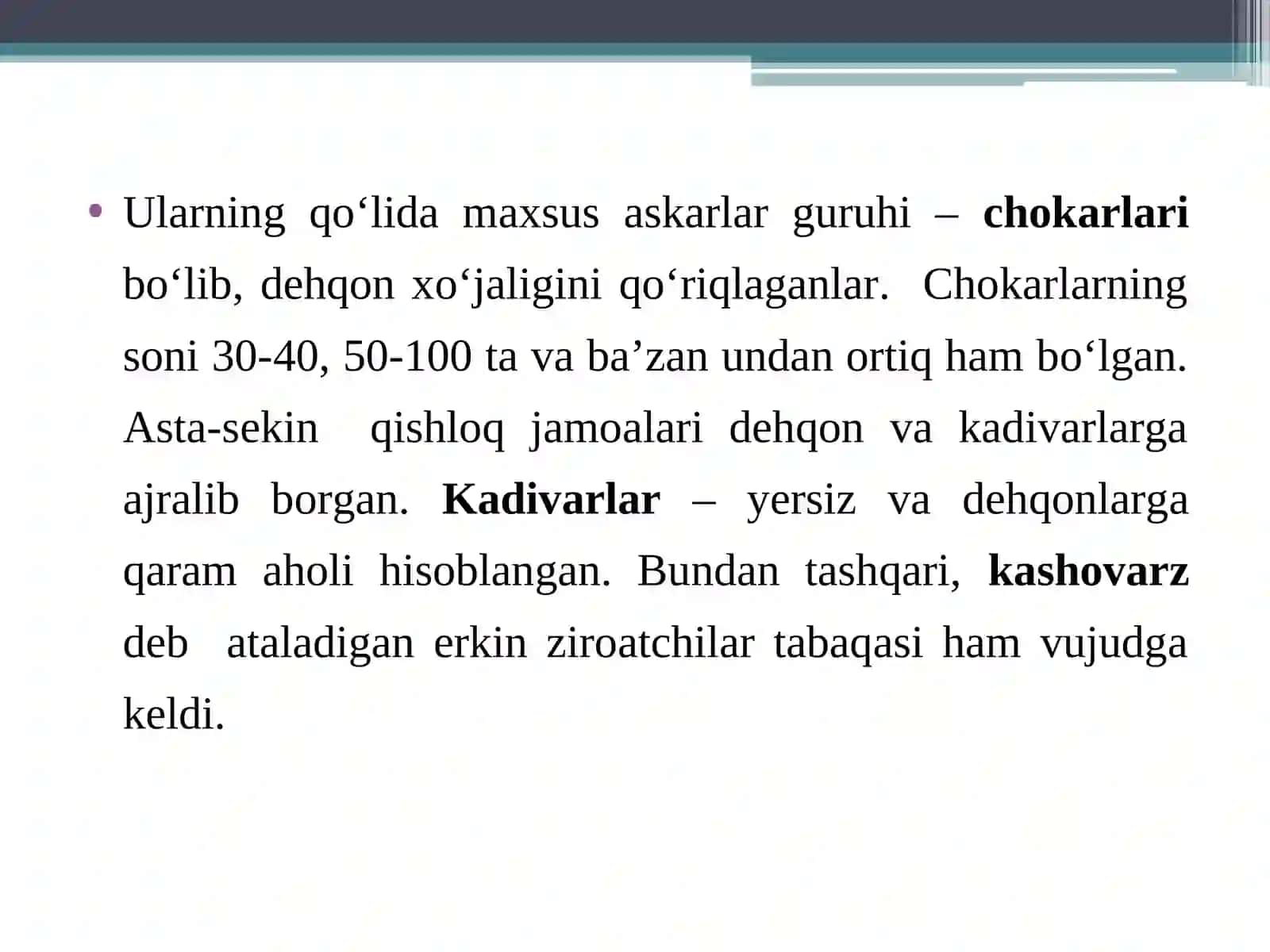 Ilk o‘rta asrlarda yer egaligi munosabatlari 4