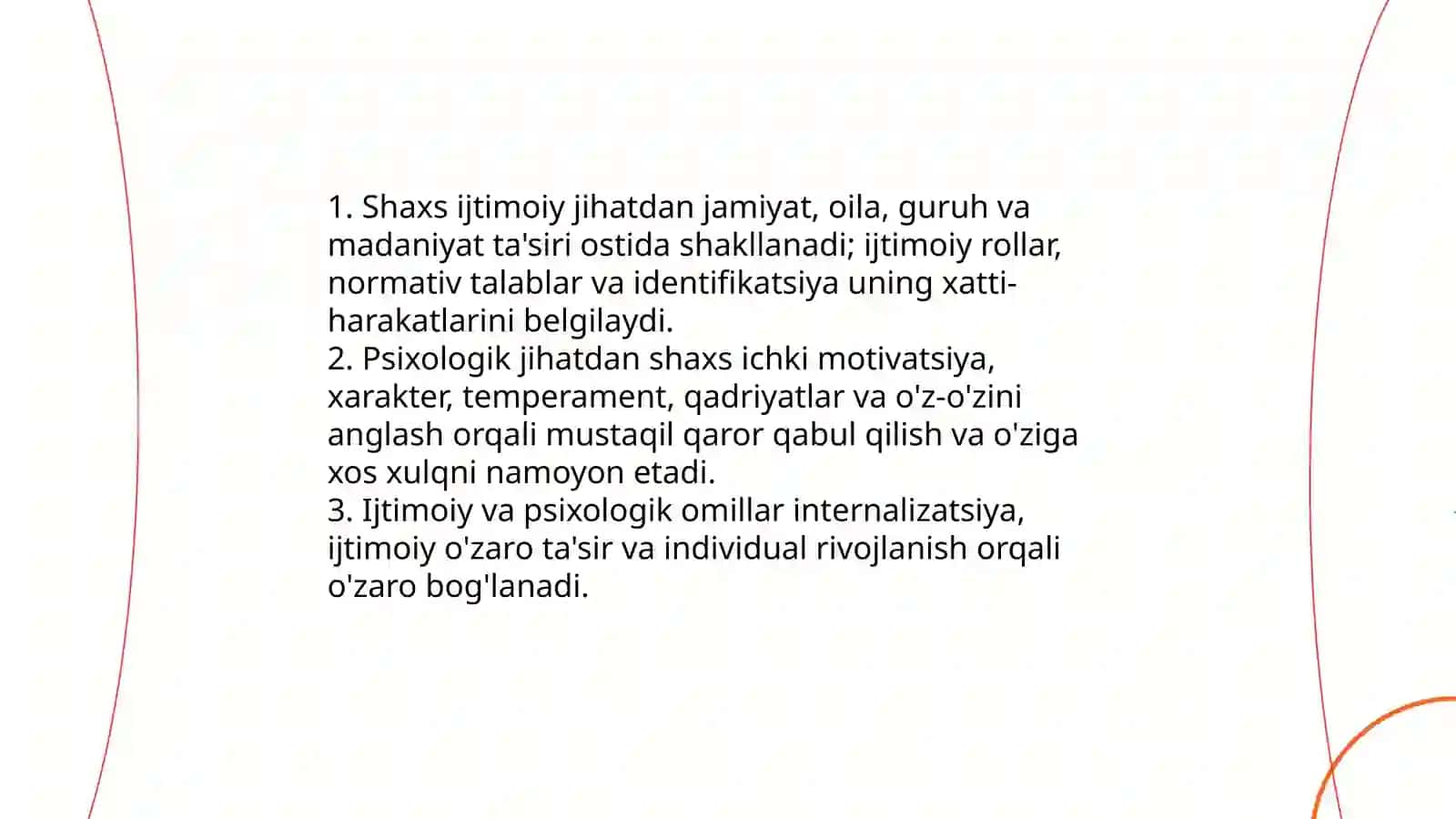 Individ, Shaxs, Individuallik Tushunchasi 4