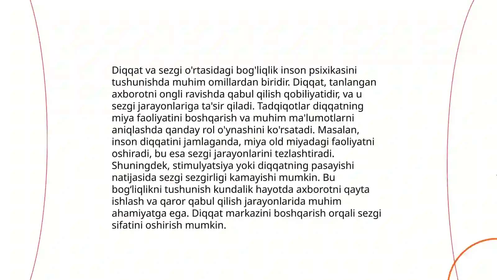 Diqqatni rivojlantirish usullari 4