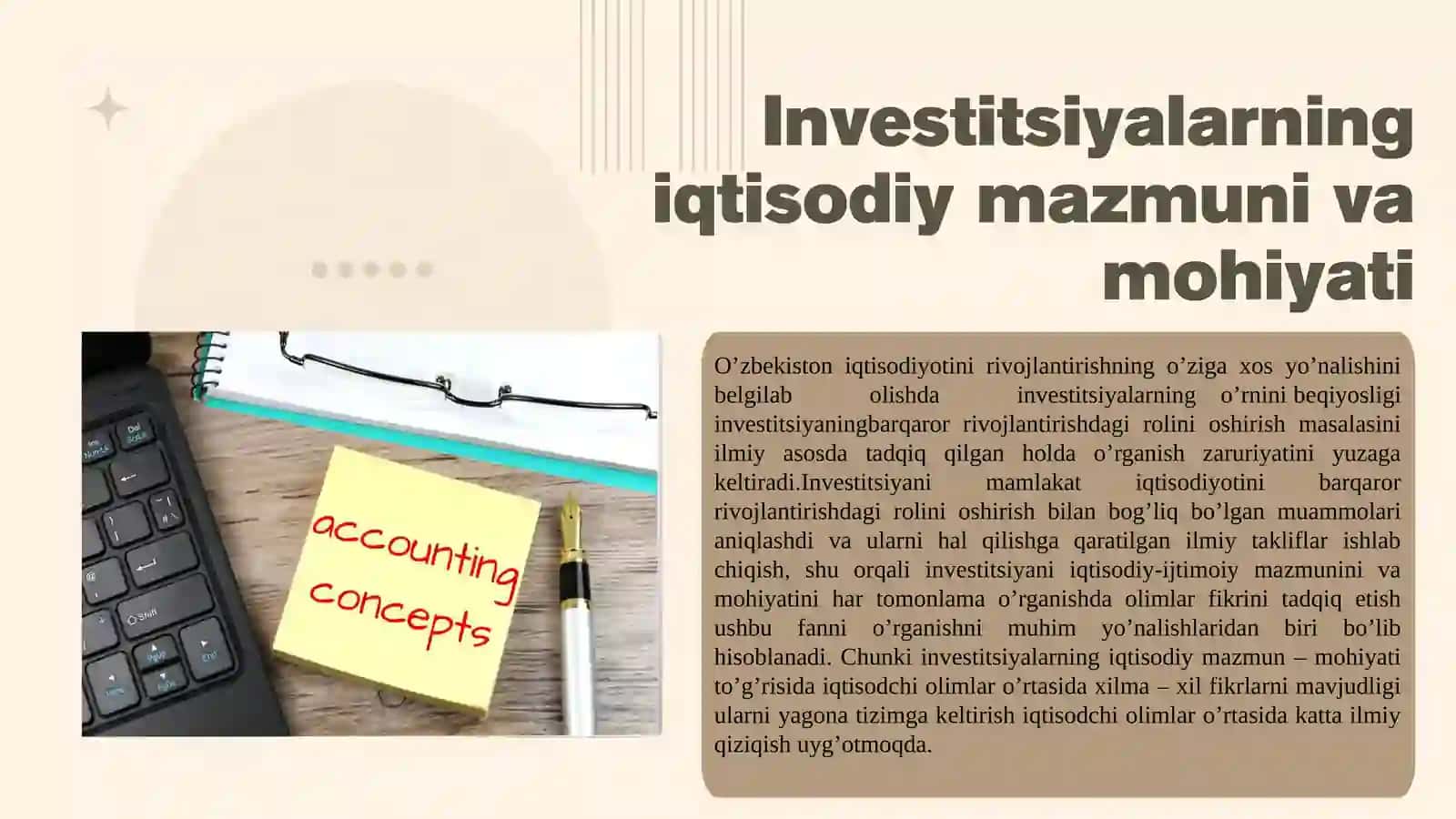 Investitsion Mulkni Moliyaviy hisobotda Aksettirish Qoidalari 4