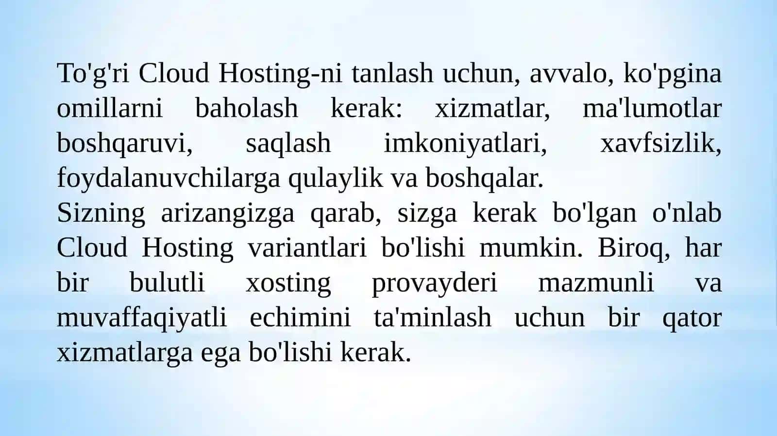 Bulutlihostingprovayderi 4