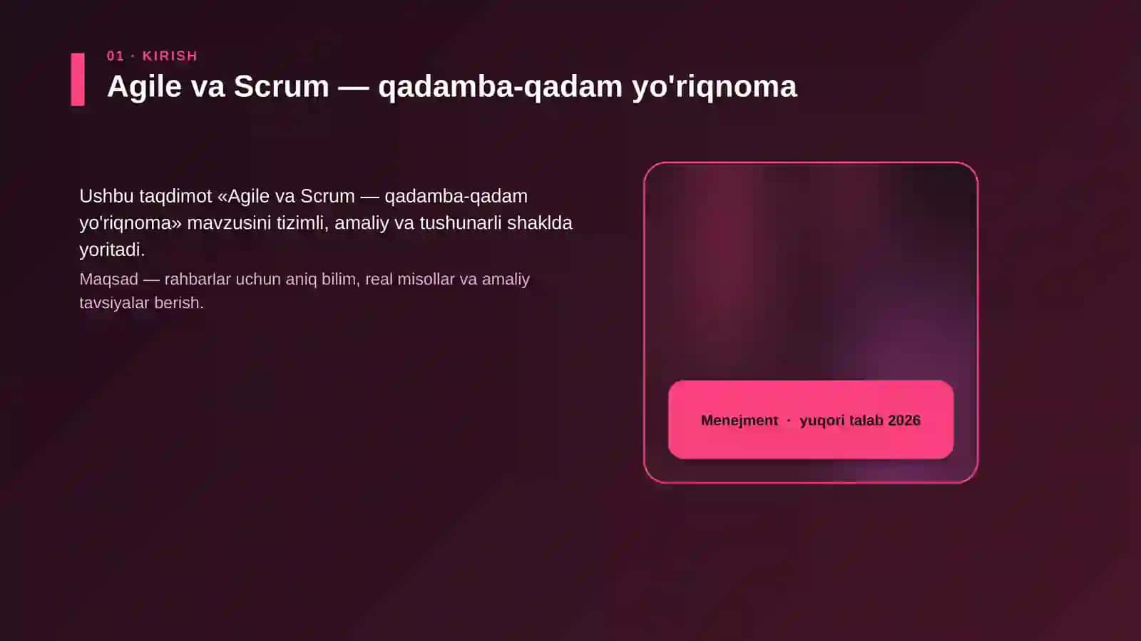 Agile va Scrum — qadamba-qadam yo'riqnoma 4