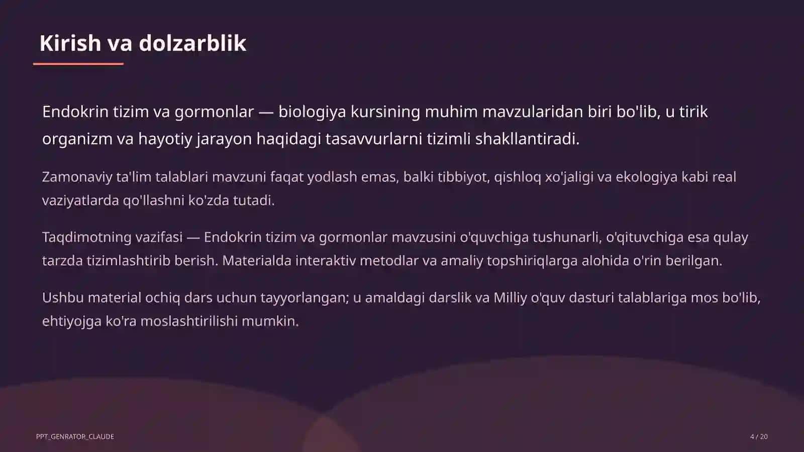 Endokrin tizim va gormonlar (8-sinf) 4