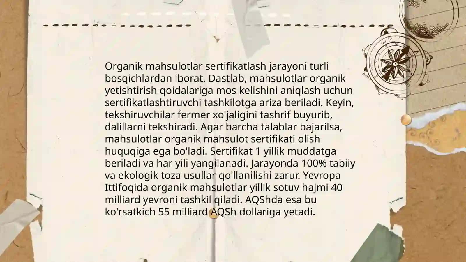 Organik xalqaro sertifikat 4