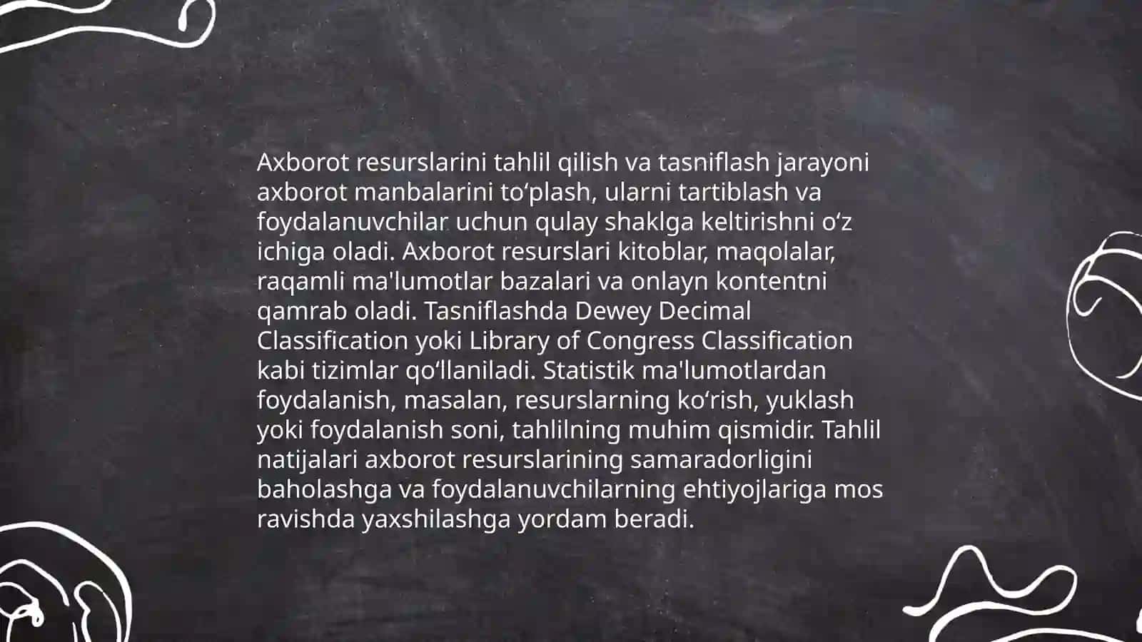 Kutubxona fondlarini modellashtirishning asosiy tamoyillari 4