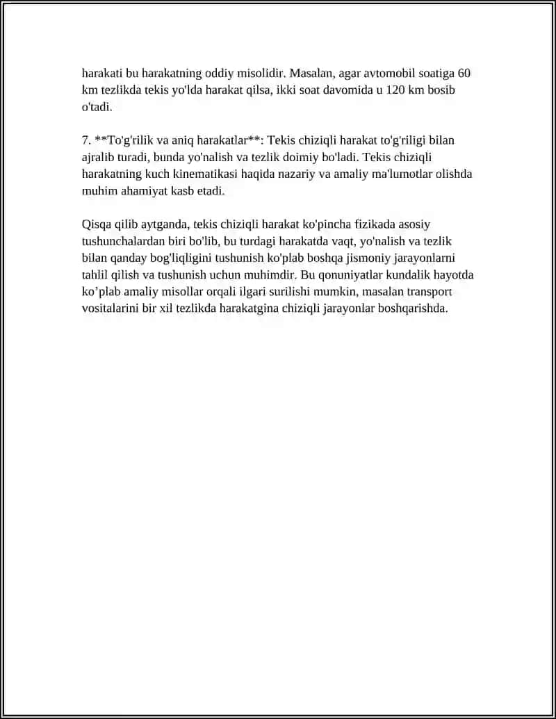 HARAKATLAR TASNIFI 4