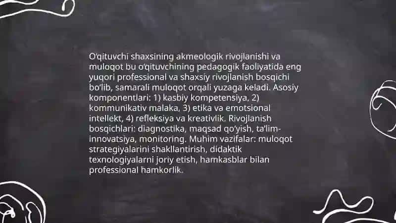 Pedagogik muloqot va akmeologiya nazariy asoslari 4