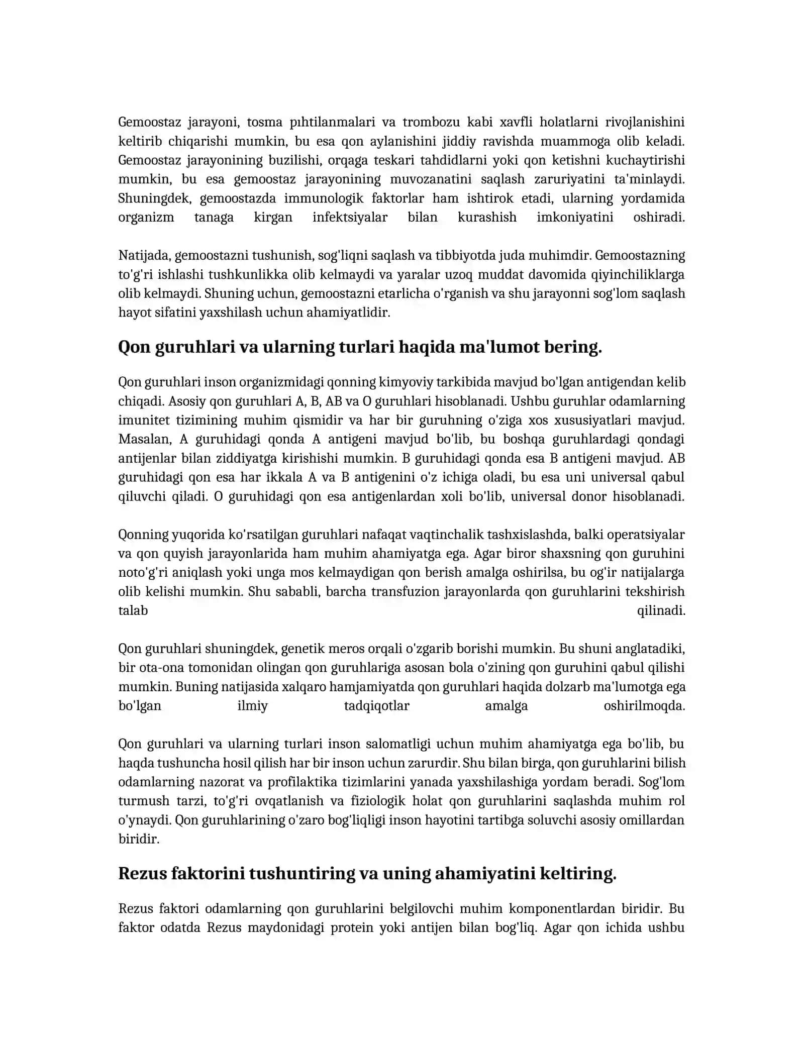 Kamqonlik va uning davolash usullari 4