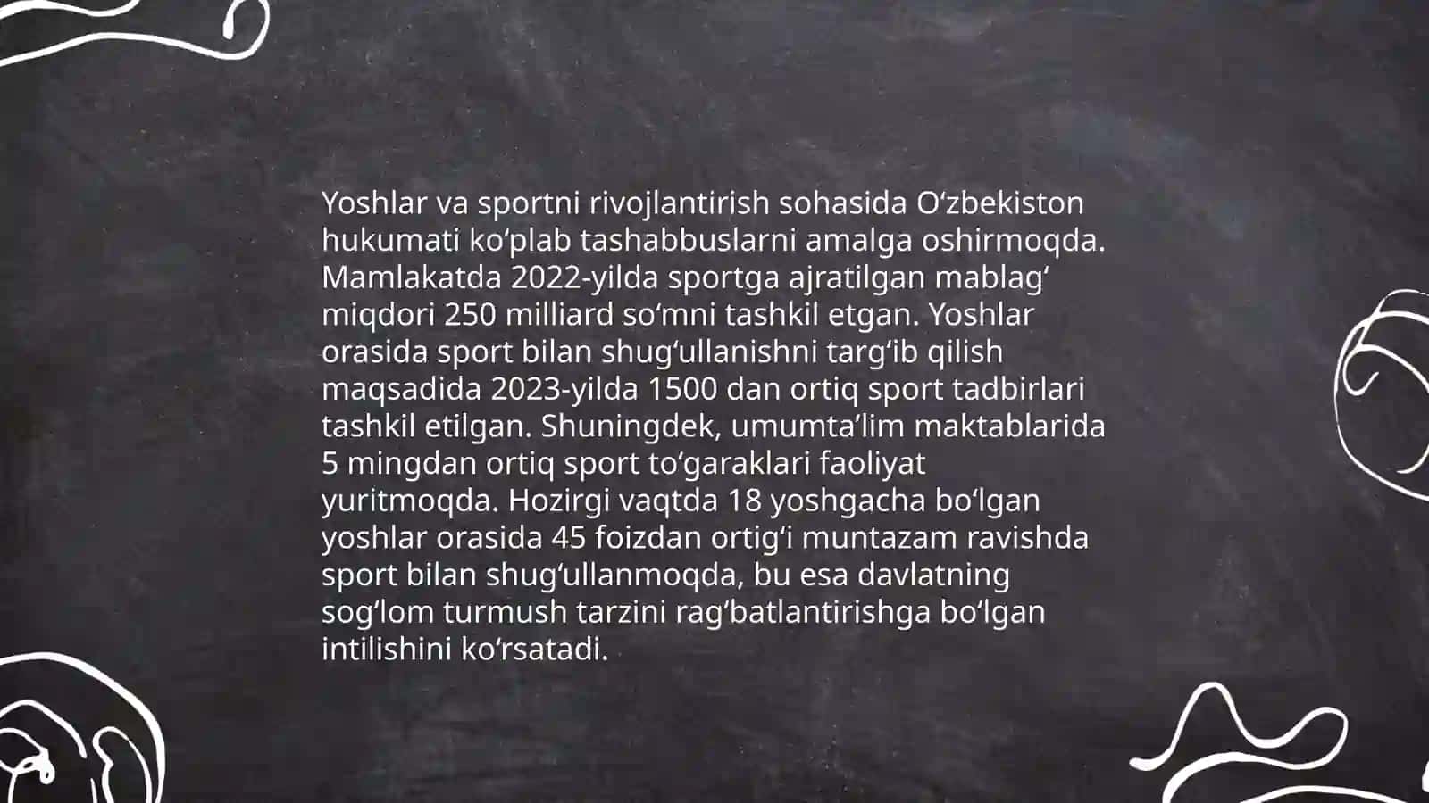 Besh tashabbus va uning yuksak manaviy madaniyatini taminlashdagi o'rni Abdurahmonov Muhammadali 4