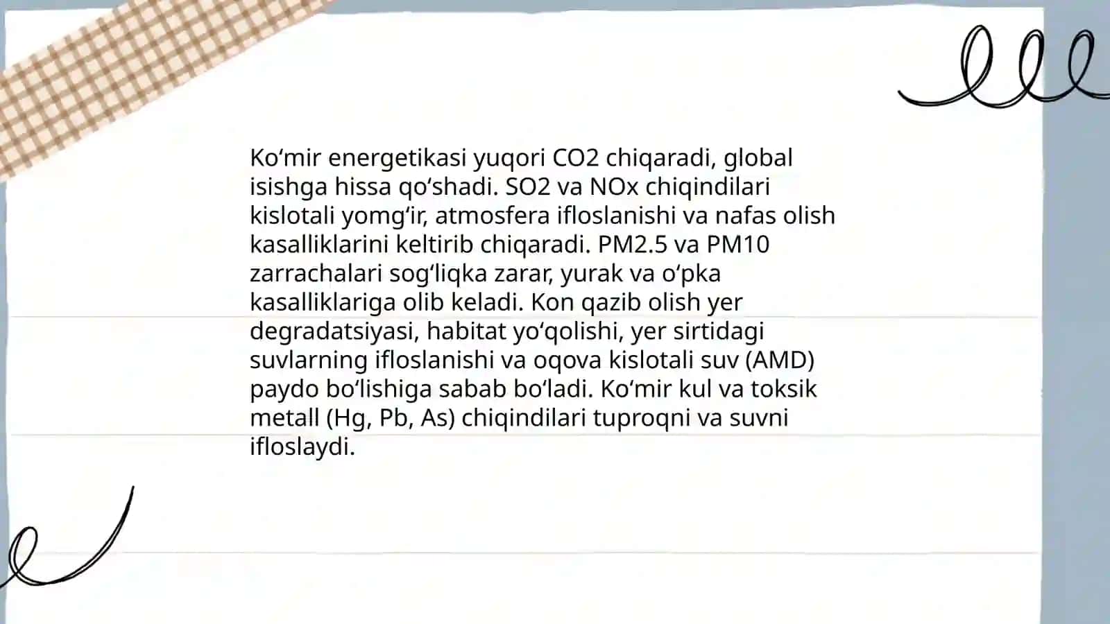 Noananaviy va tiklanuvchi energiya manbalari va ularning atrof muhitga ta'siri 4