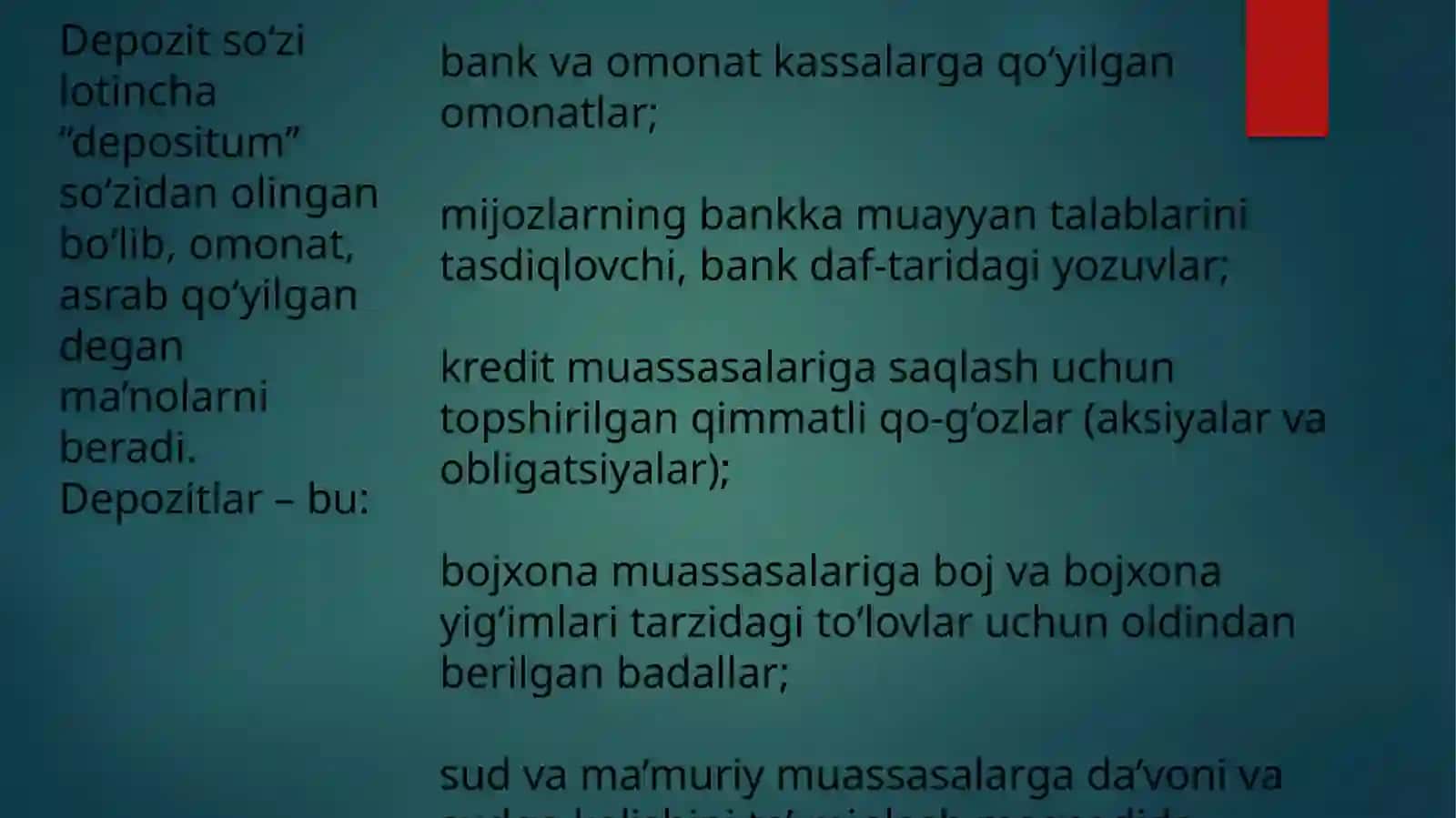 Tijorat banklarining passiv opertasiyalari 4