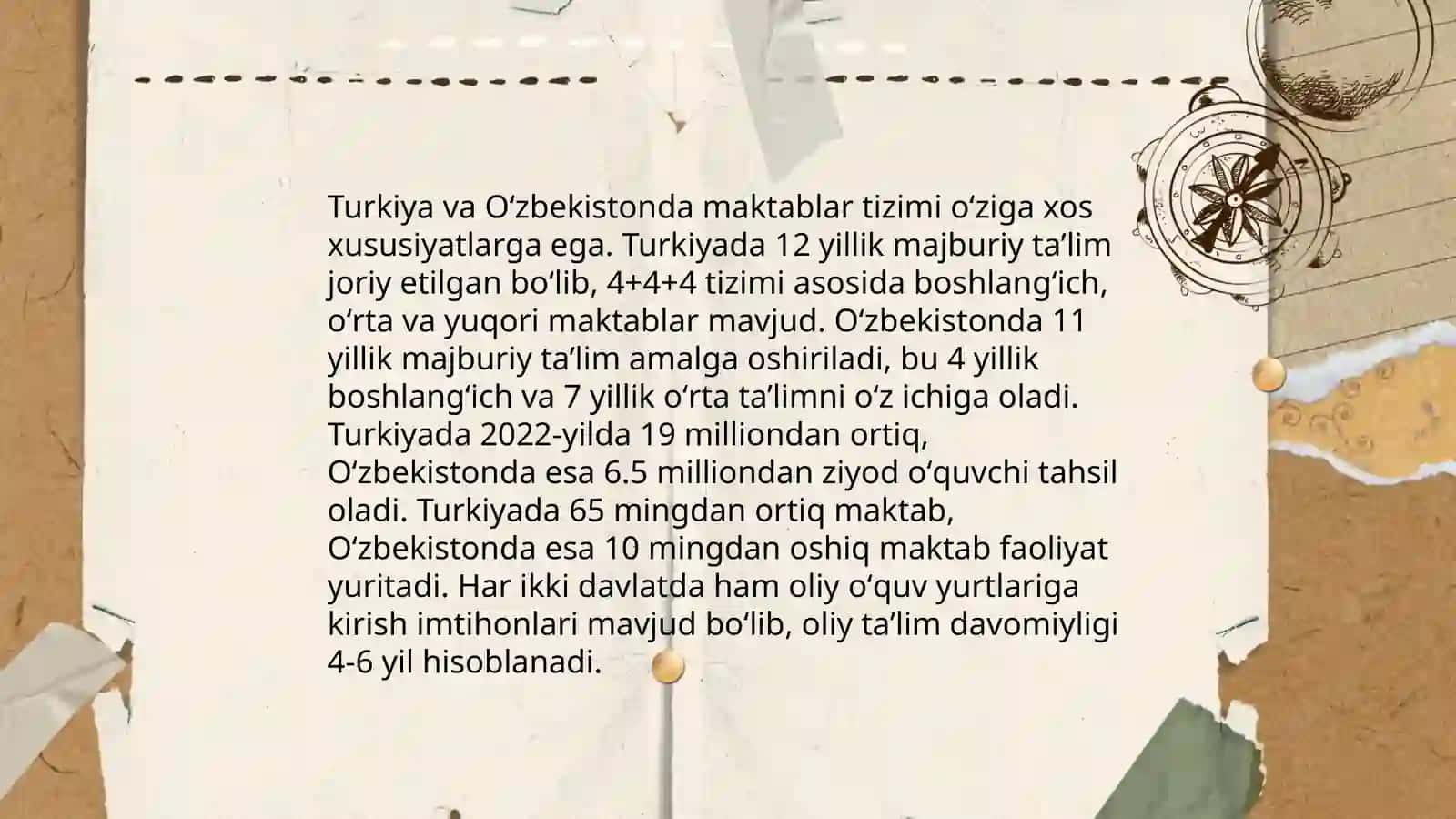 Turkiya va Oʻzbekistonda talim tizimi 4