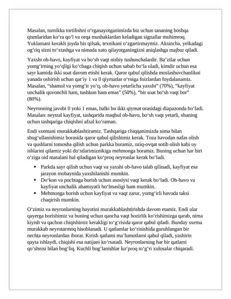 Deep learning mustaqil ish 4