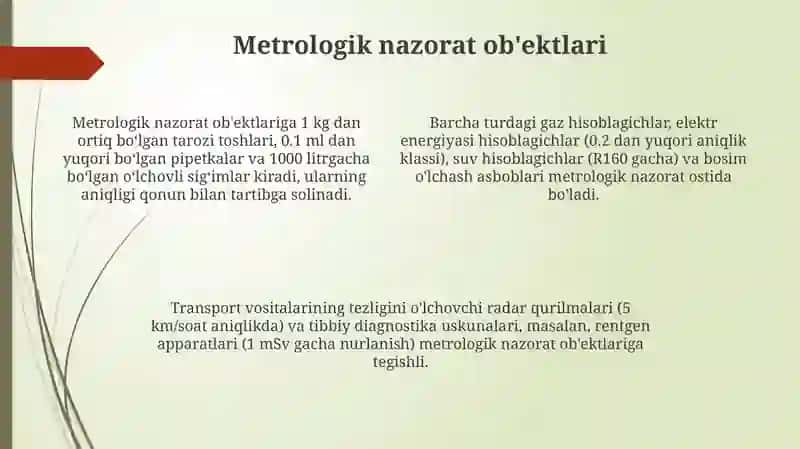 Yuridik shaxslarning metrologik nazorati 4