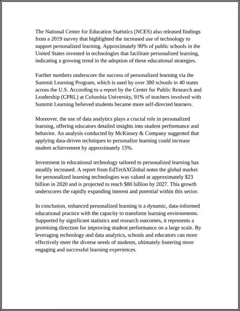Enhanced Personalized Learning 4