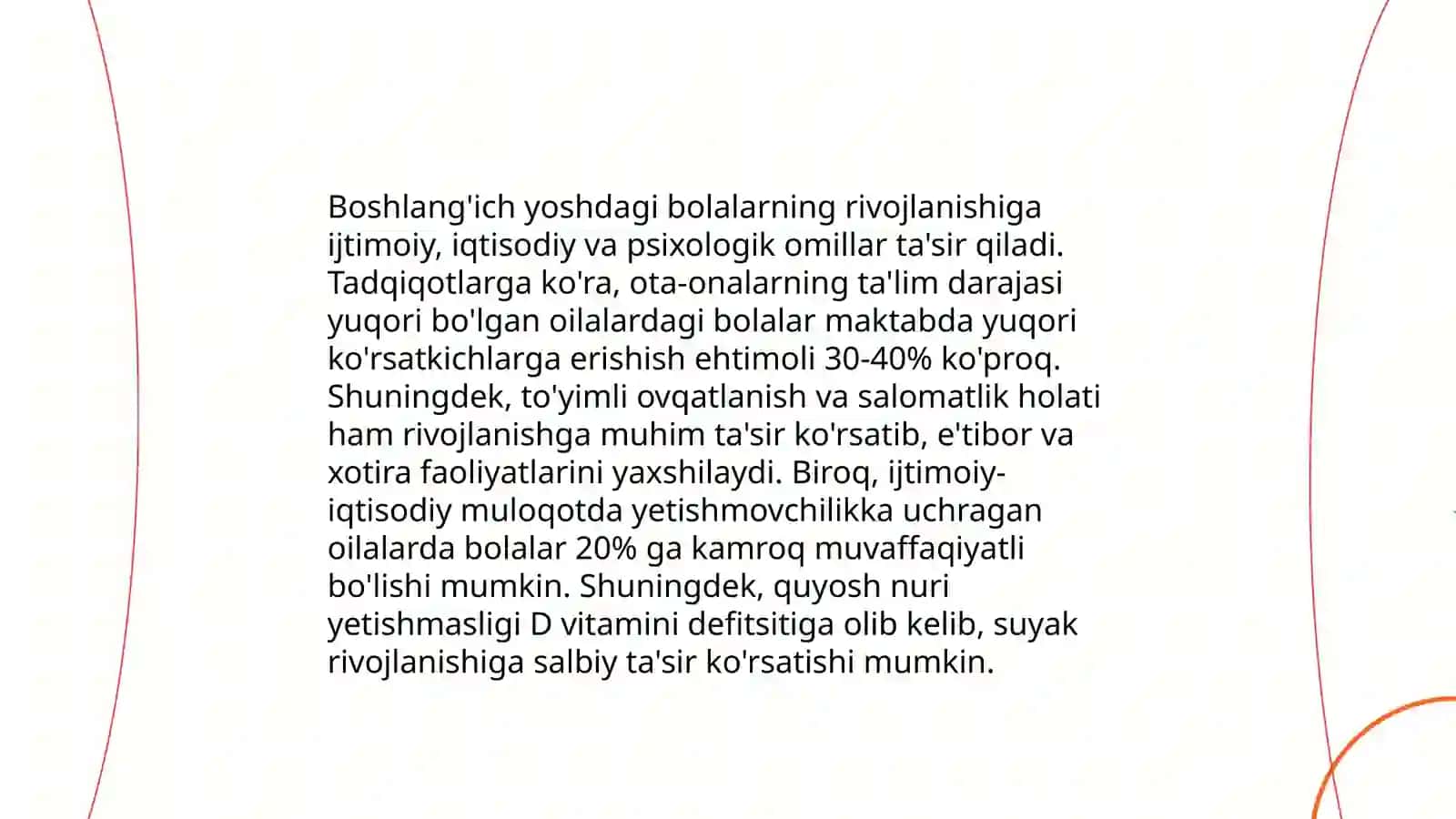 Maktabgacha ta'lim va tarbiyani tashkil etish faning barkamol insonni tarbiyasidagi o'rni 4