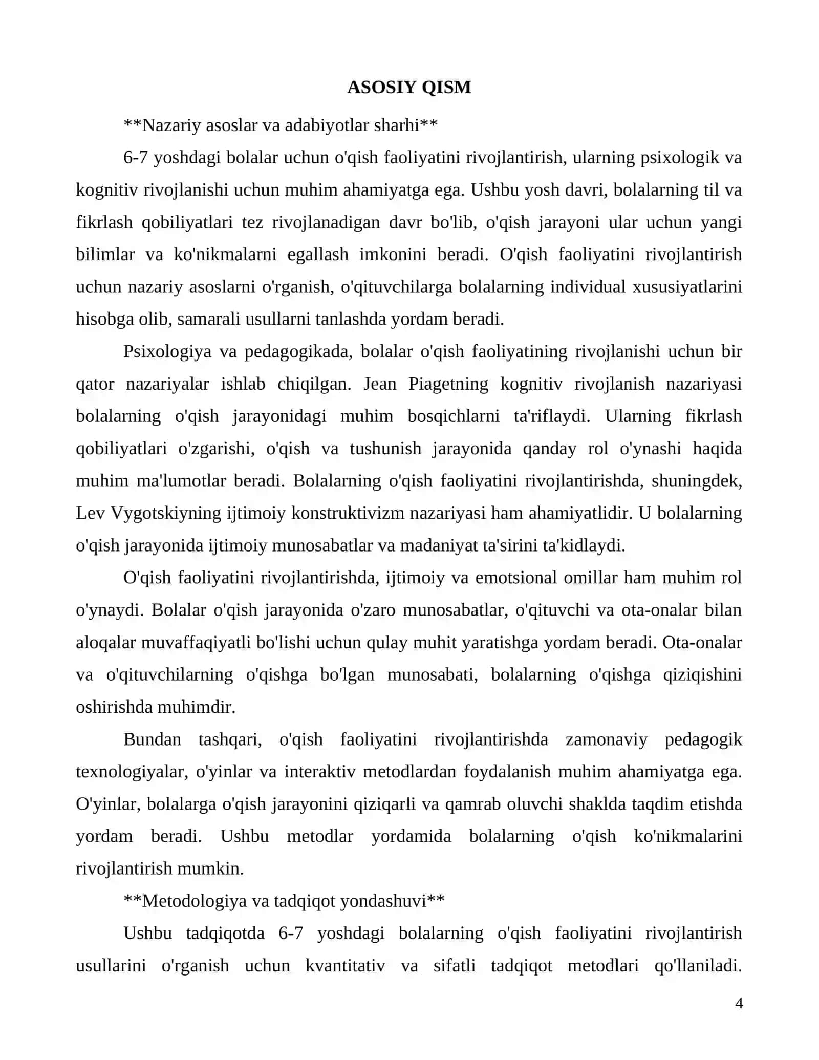 6-7 yosh bolalarda ôqish faoliyatini rivojlantirish usullari 4