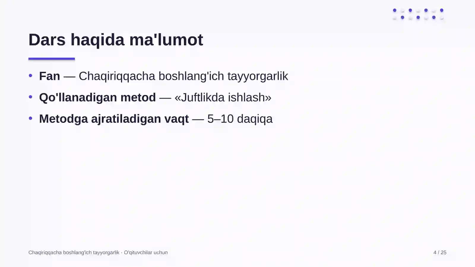 chaqiriqqacha boshlang'ich tayyorgarlik darslarida juftlikda ishlash metodidan foydalanish 2497 4
