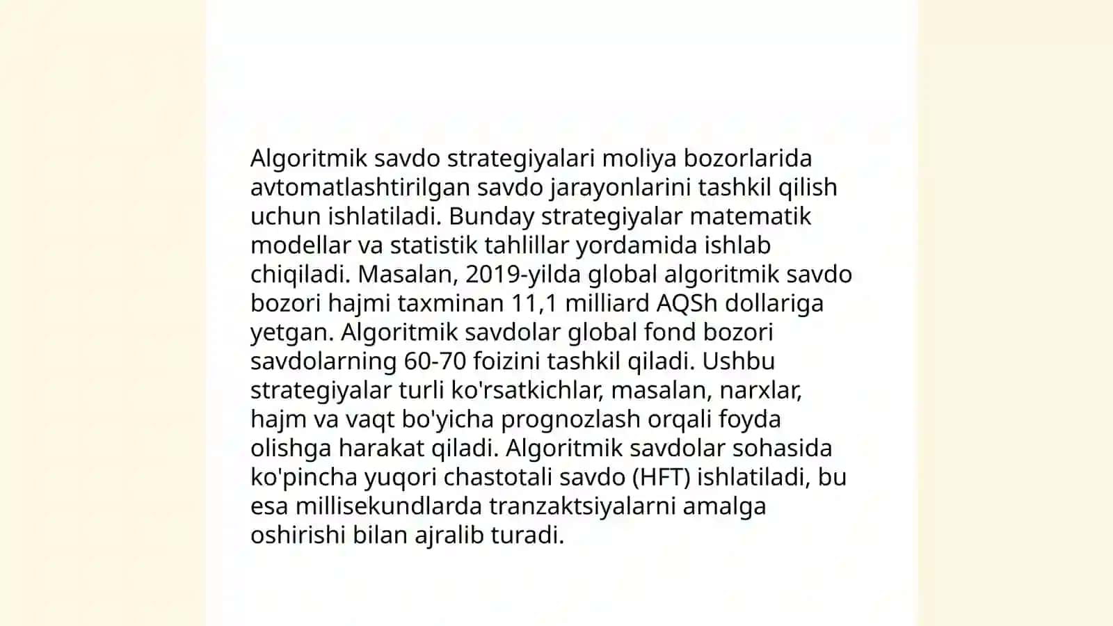 Avtomatlashtirilgan savdo tizimlari 4