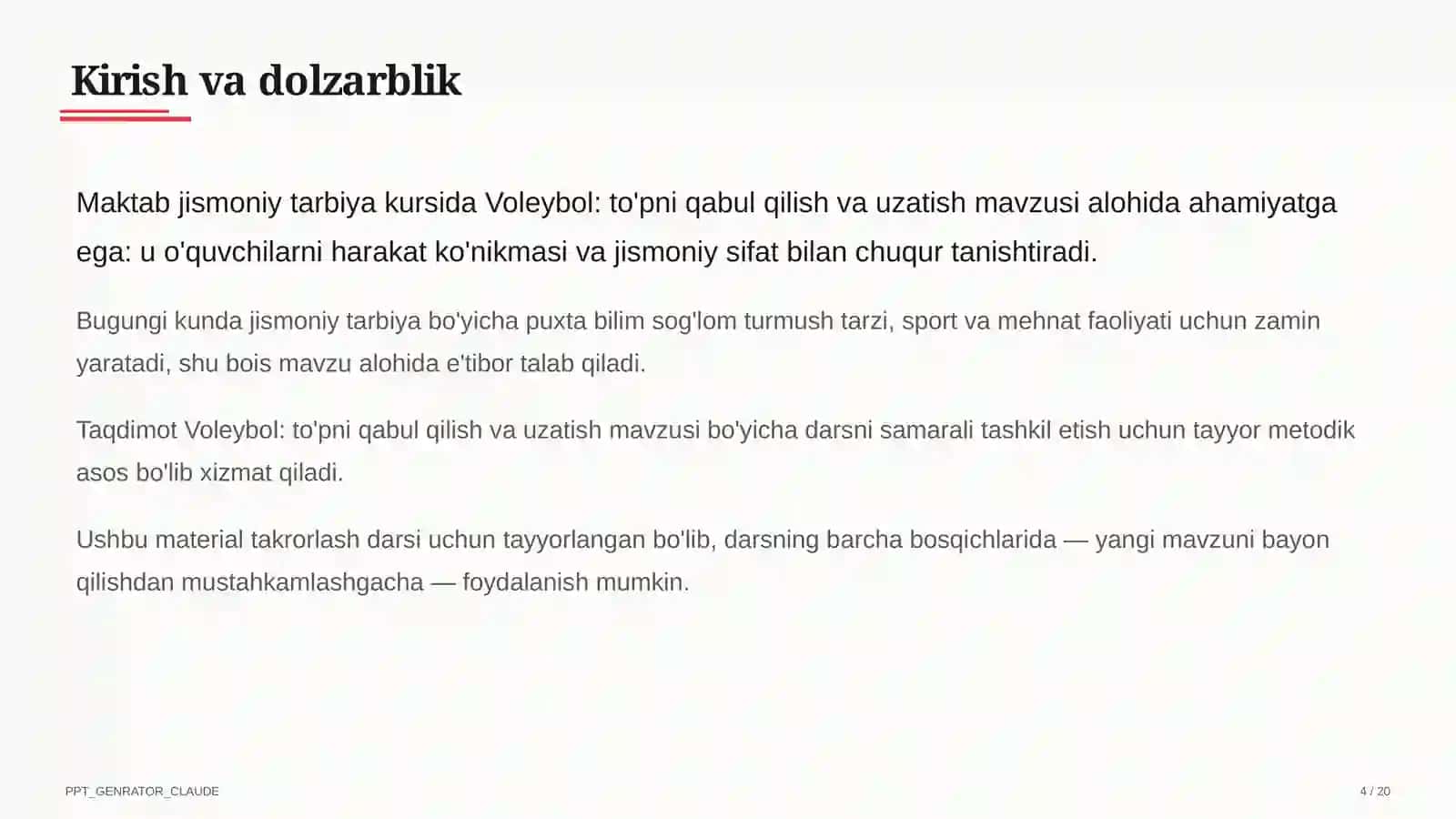 Jismoniy tarbiya 4
