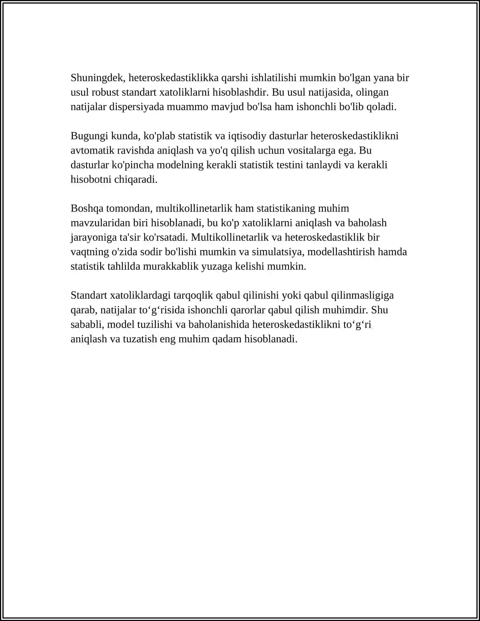 STANDART XATOLIKLARDAN TARQOQLIK.MULTIKOLLENIARLIK 4