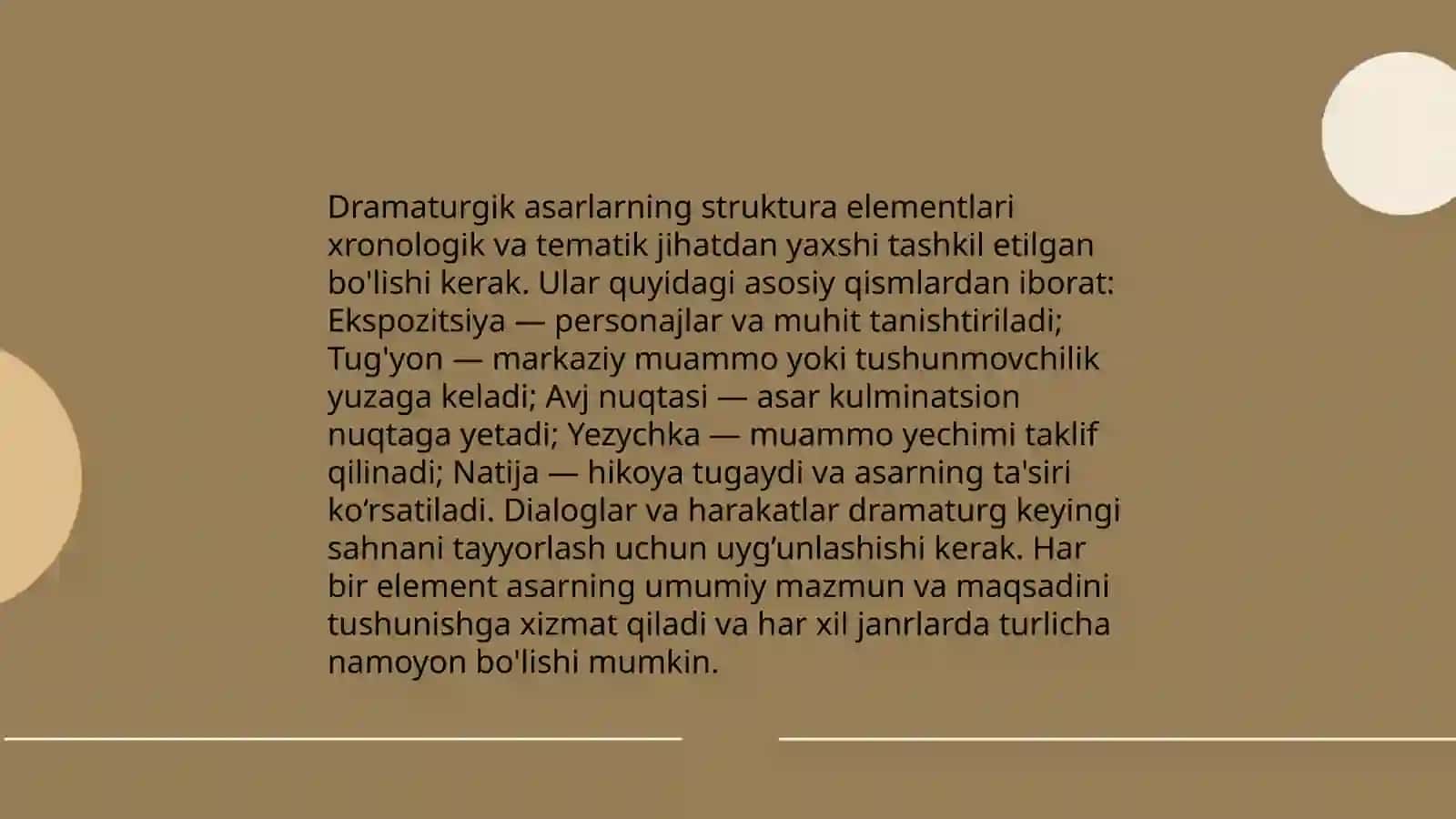 Lirik va dramaturg asar kompazitsiyasi 4