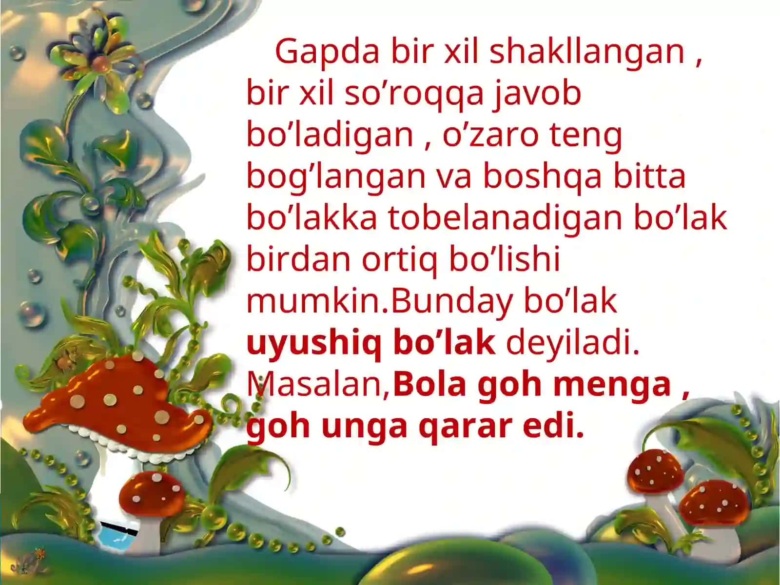 Gapning uyushiq bo’laklari 4