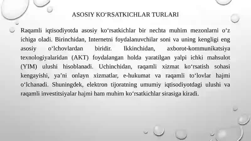 Raqamli iqtisodiyotning asosiy korsatkichlari 4