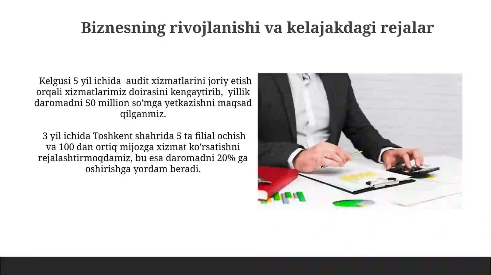 Bugalterya hisobi xizmatini tashkil etish 4