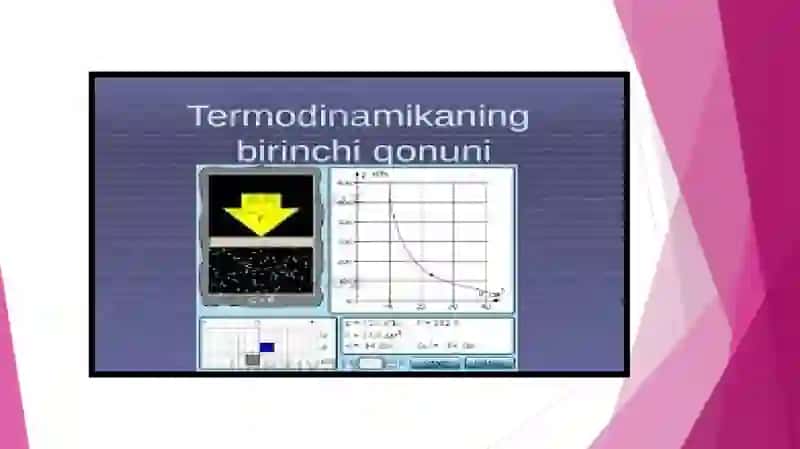Termodinamika birinchi qonuni 4