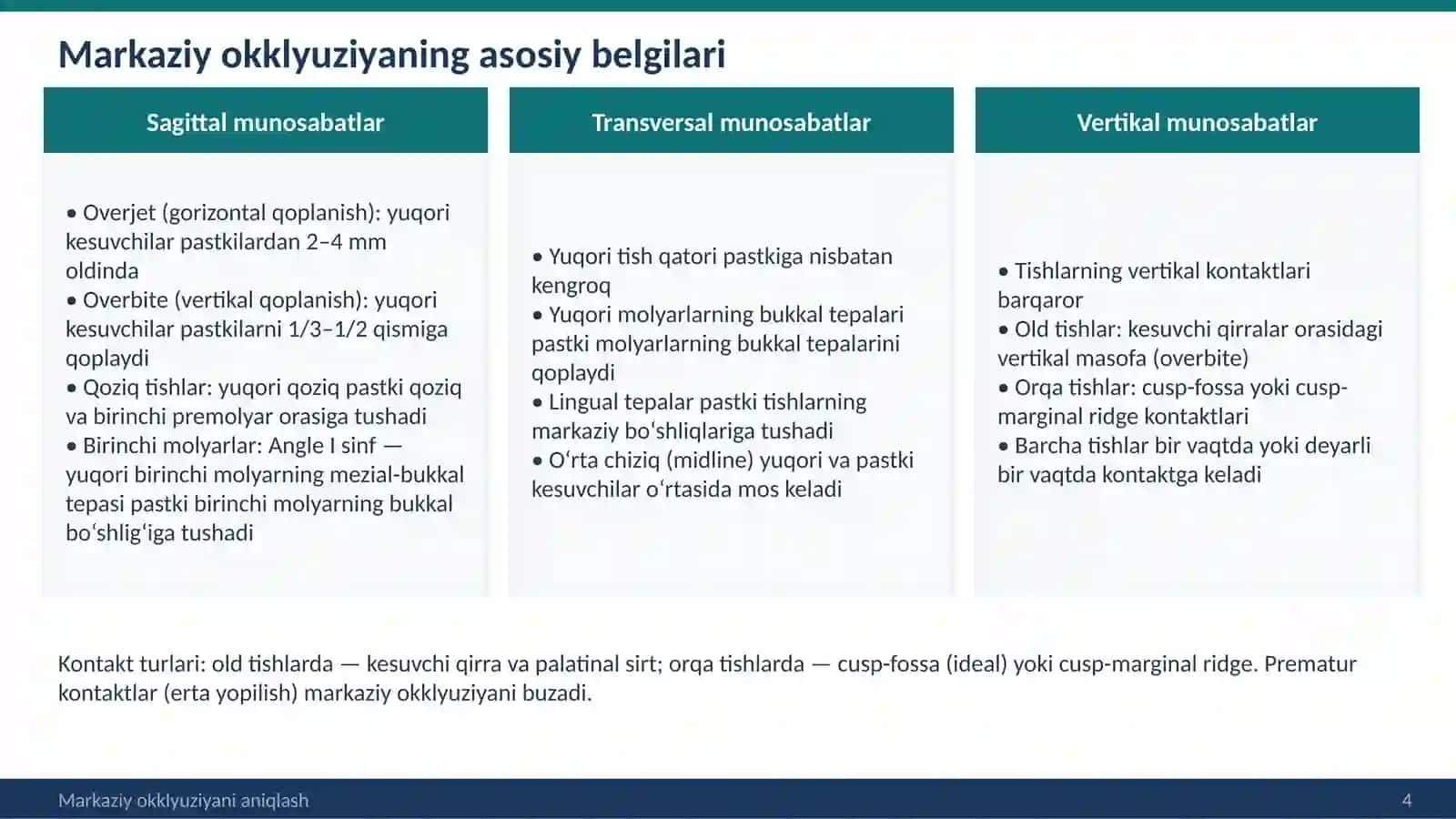Markaziy okklyuziyani aniqlash 4