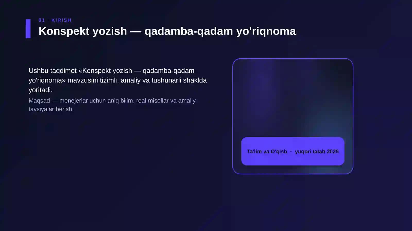 Konspekt yozish — qadamba-qadam yo'riqnoma 4