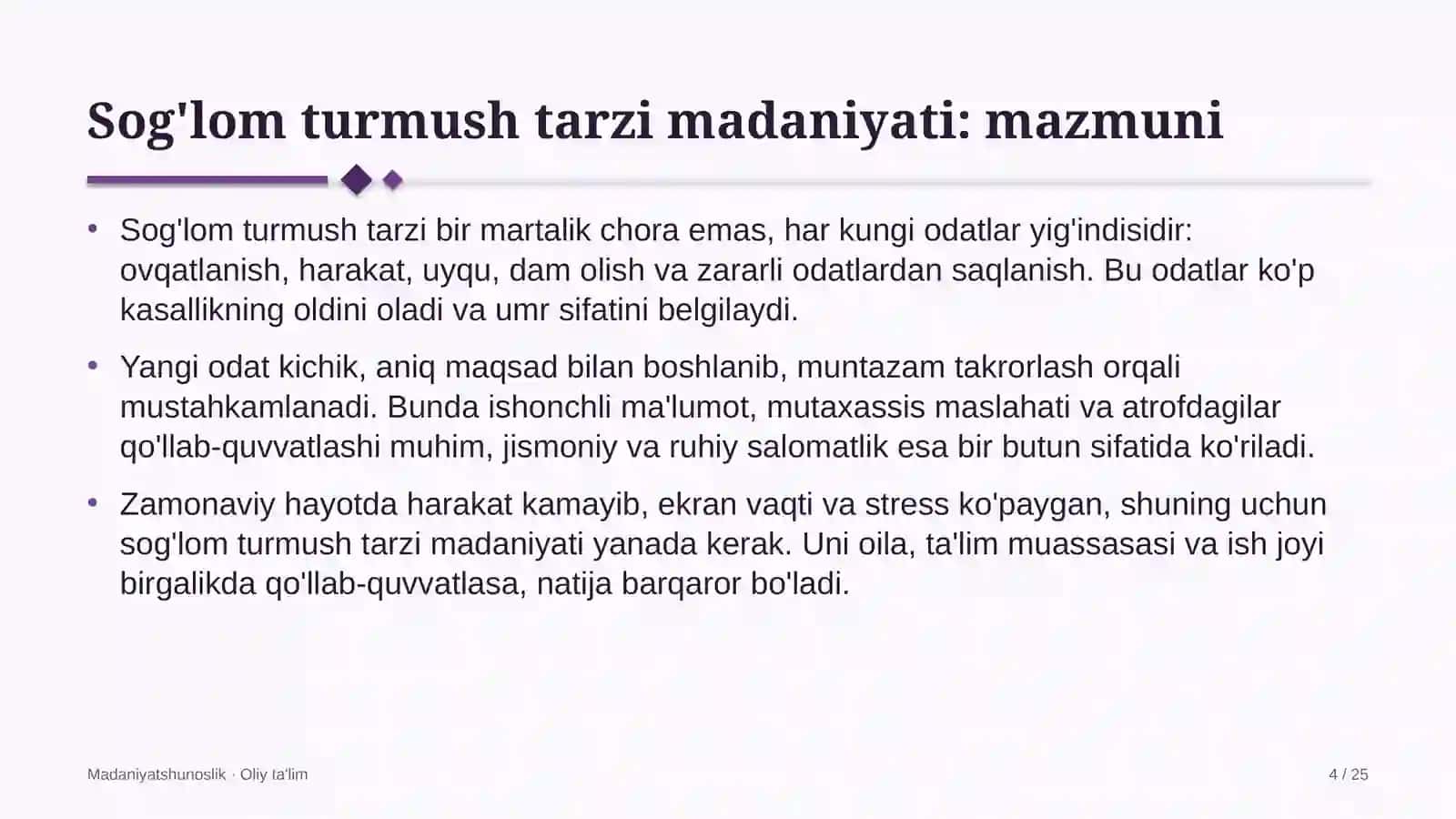Davlat qo'mitalarida sog'lom turmush tarzi madaniyati 4