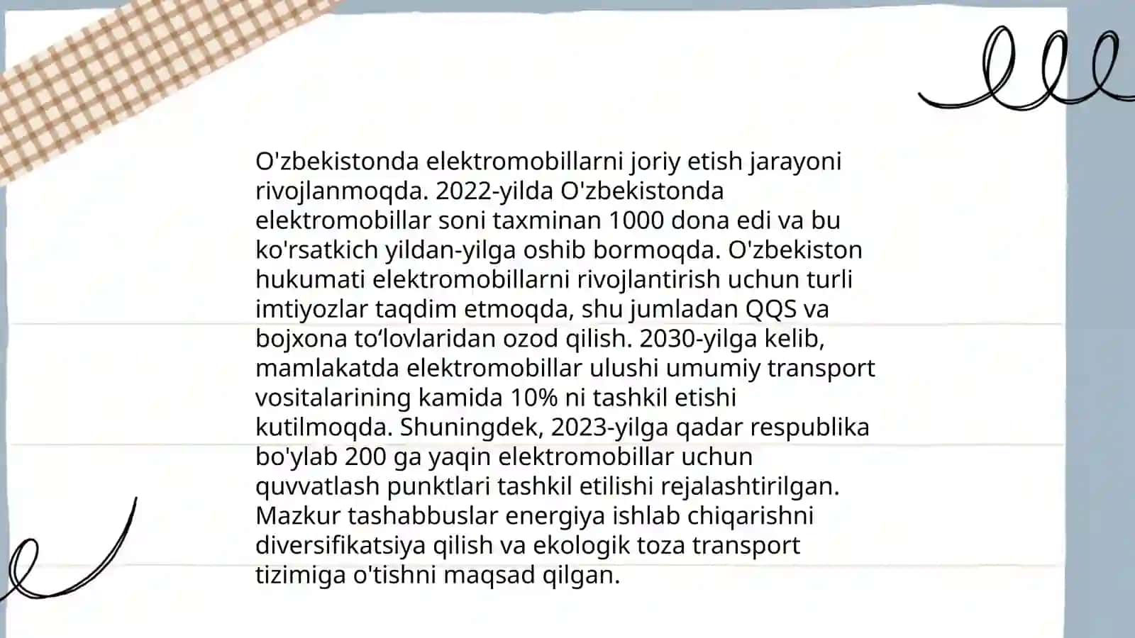 Elektr transport vositalarining rivojlanishi 4