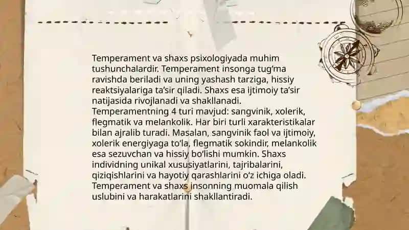 Temperament tiplari 4