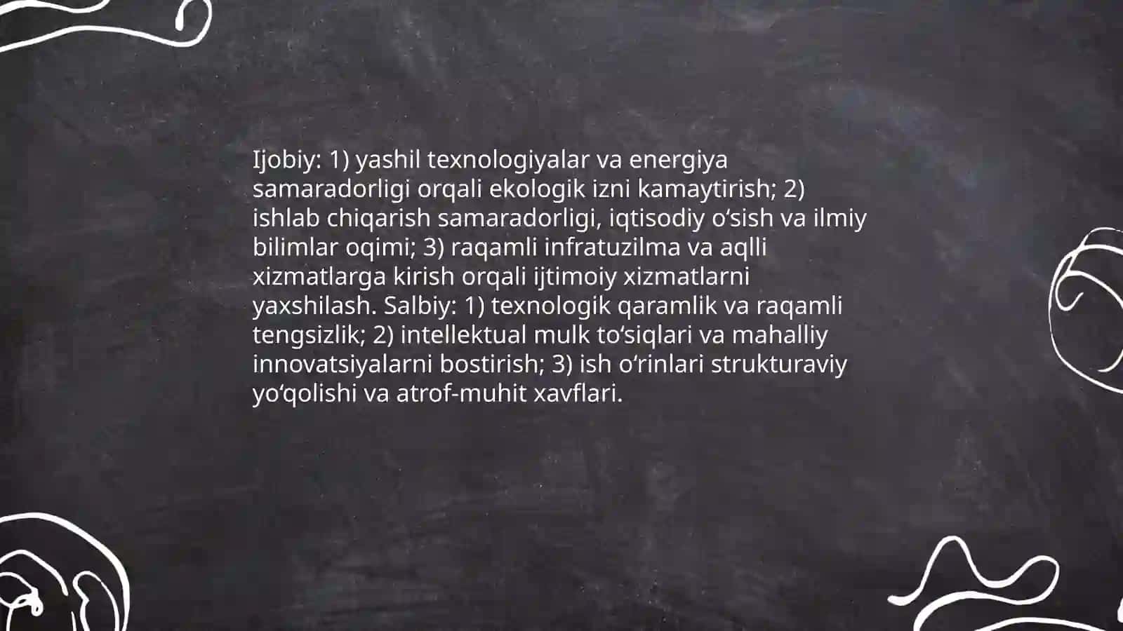 Barqaror Taraqqiyotni Ta’minlashda Globallashuv Ning Ijobiy Va Salbiy Yo‘nalishlari 4