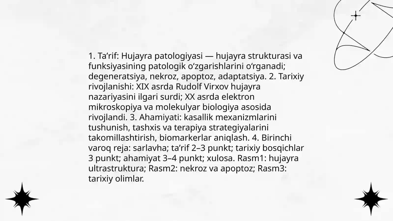Hujayra patologiyasi va uning turlari 4