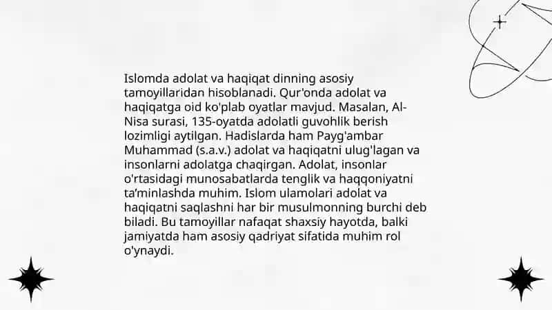 Islom dini qadriyatlari 4