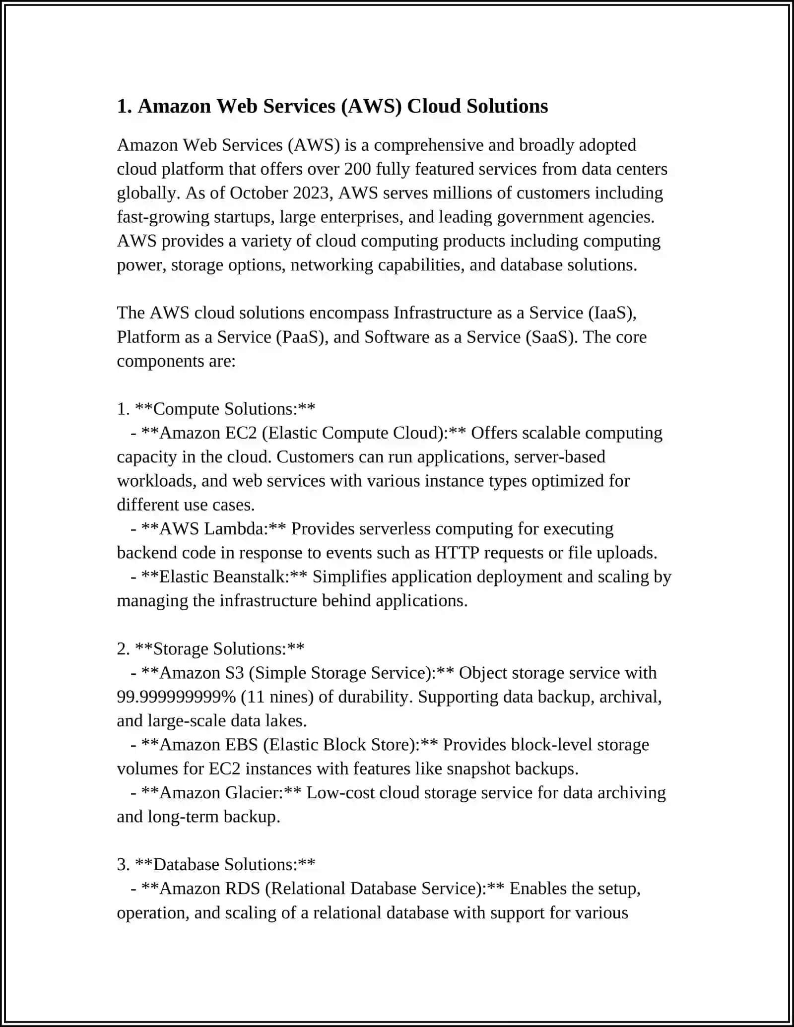 AMAZON INNOVATIONS BY USING INFORMATION TECHNOLOGIES 4