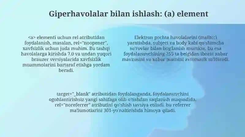 Tasvirlar va Giperhavolalar: Asoslar va Atributlar 4