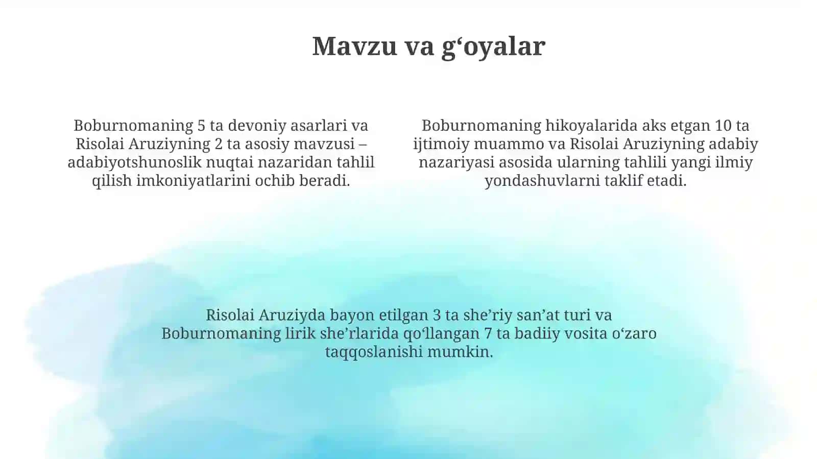 Boburnoma va Risolai Aruz 4