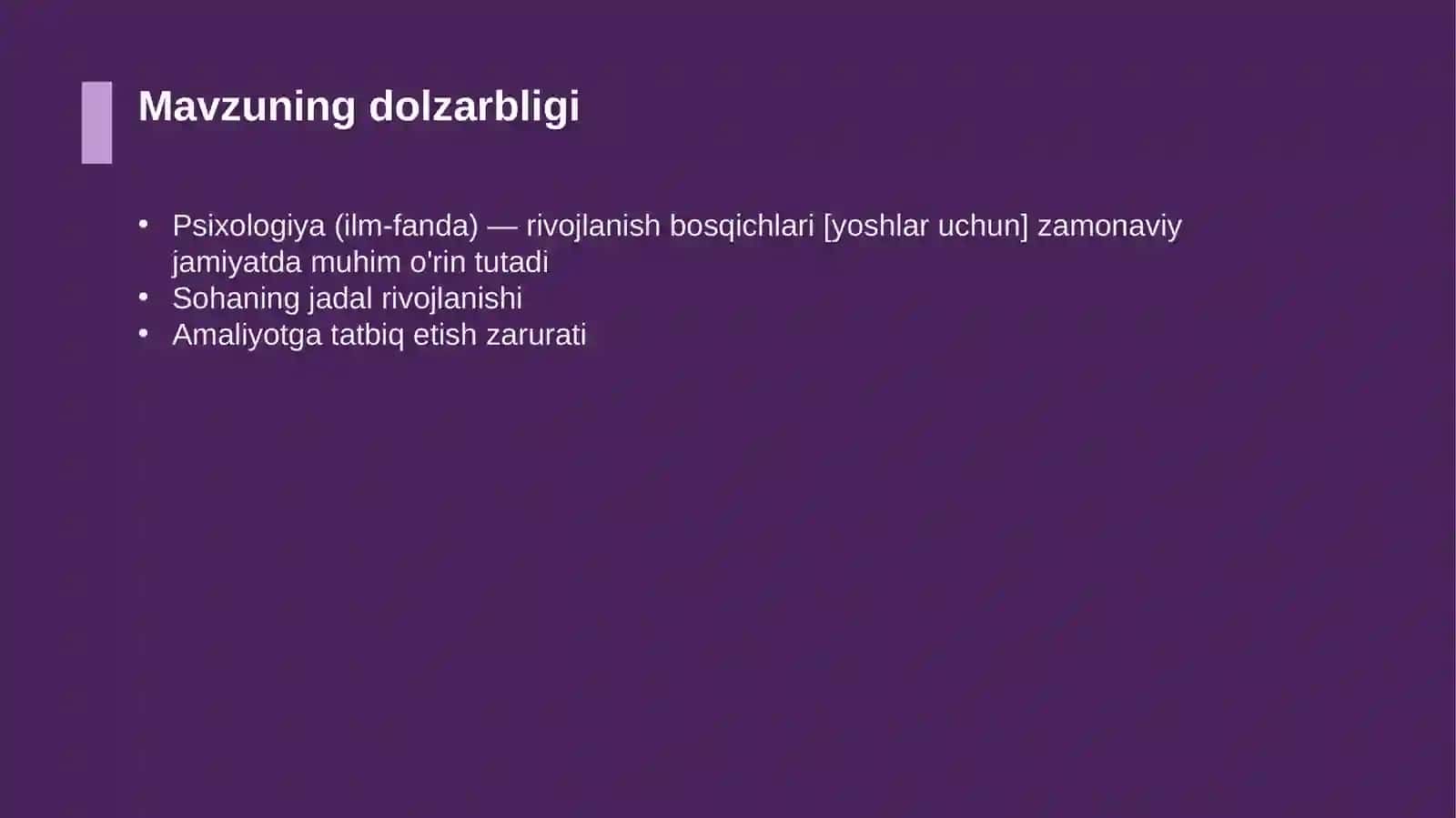 Psixologiya (ilm-fanda) — rivojlanish bosqichlari [yoshlar uchun] 4