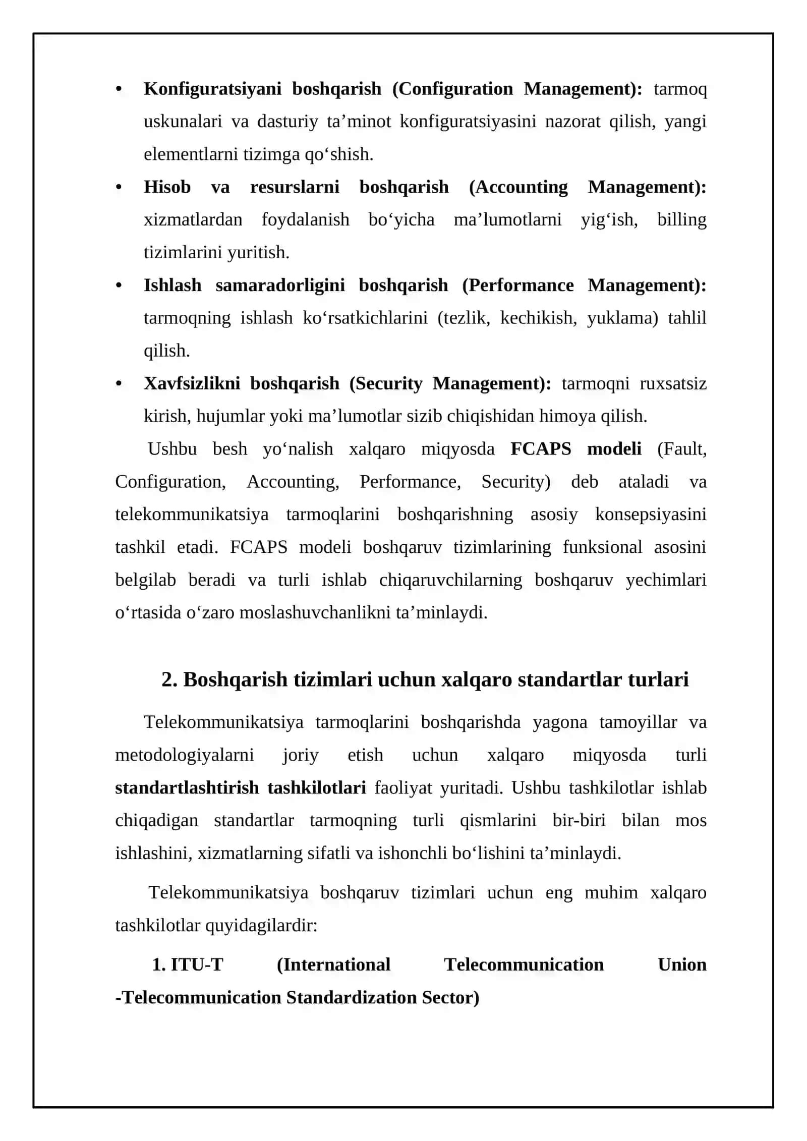 Boshqarish tizimlari uchun xalqaro standartlar 4