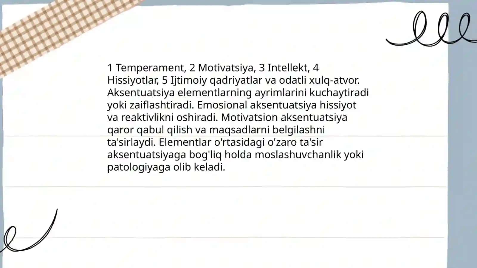 Xarakter va aksentuatsiyaning nazariy asoslari 4