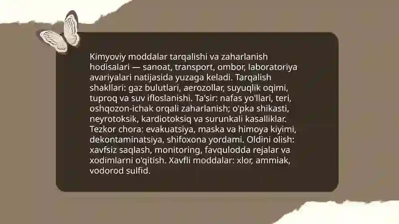 Texnogen ekalogik va ijtimoiy tusdagi favqulodda vaziyatlar va ularning qisqacha tasnifi 4