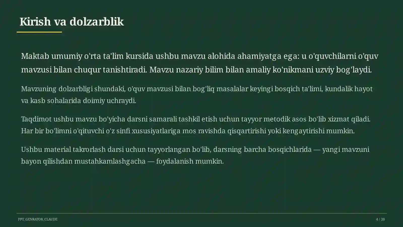 Dolzarb mavzular 4